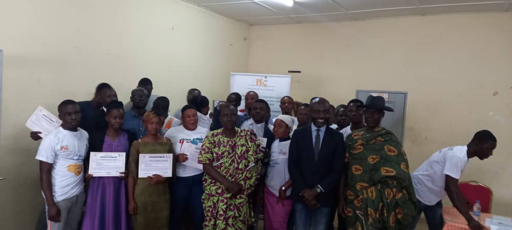 La quatrième promotion du projet Jeunes Entrepreneurs en Agriculture Urbaine Bio (JEAUB) lancé par la PFS-Yop